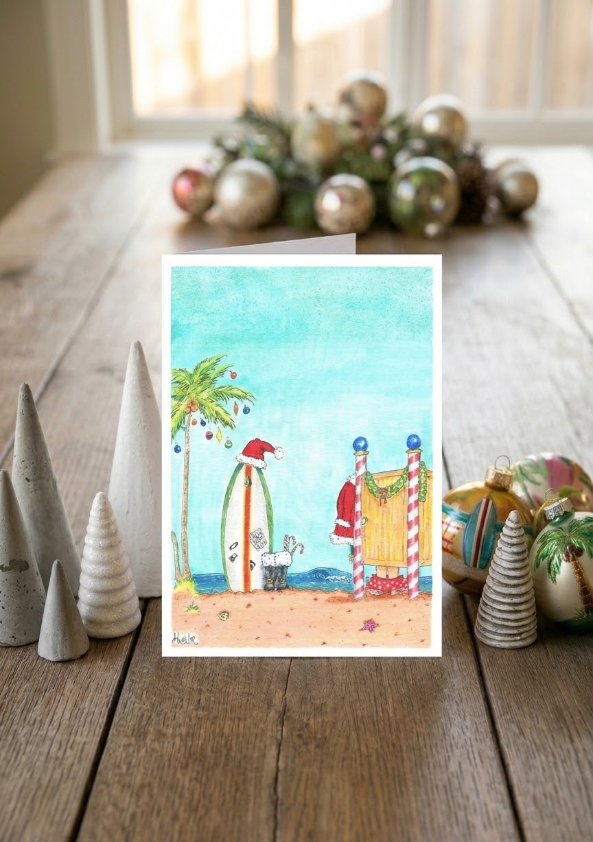 5 pack - Santa Goes Coastal